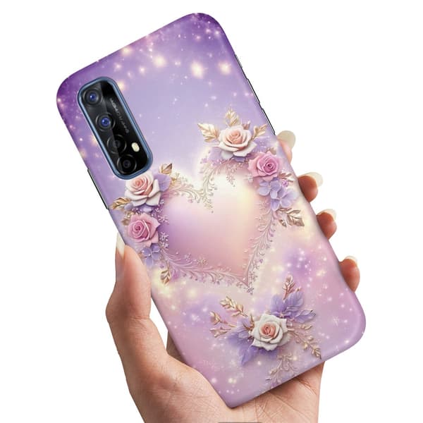Deksel / Mobildeksel til Realme 7 - Heart