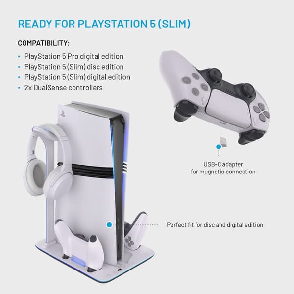 FIXED Multifunktionell Dockingstation till PS5 Pro/Slim