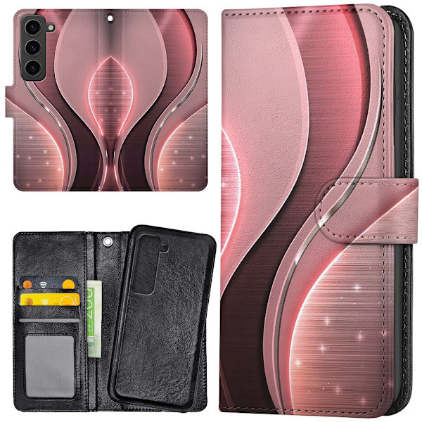 Samsung Galaxy S23 Plus - Lommebok Deksel Abstract