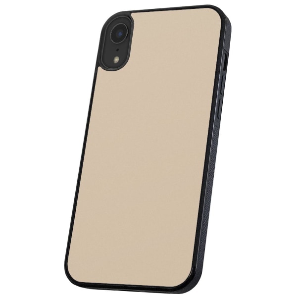 iPhone X/XS - Cover/Mobilcover Beige Beige