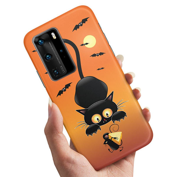 Huawei P40 - Cover/Mobilcover Kat og Mus