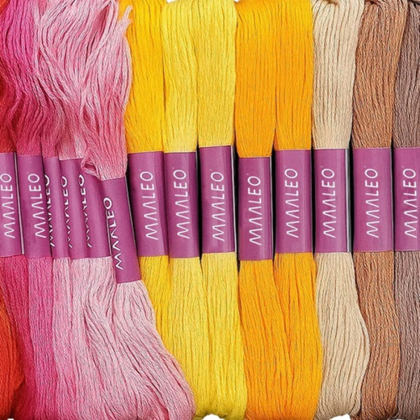 Broderitråd Set / Broderigarn - 50 st
