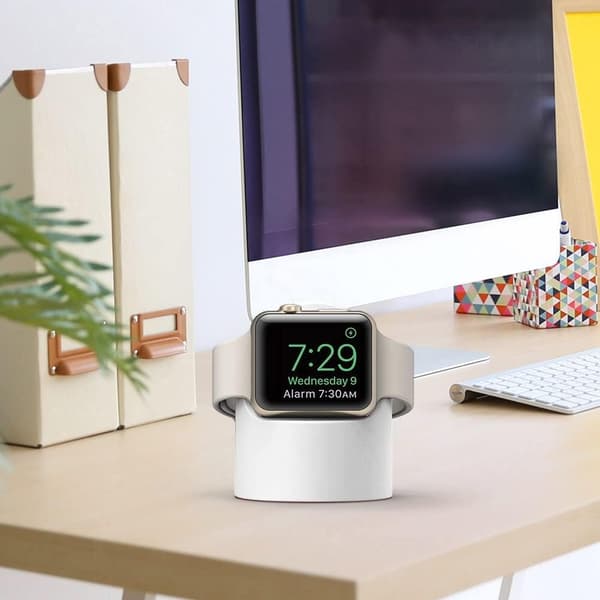 Apple Watch Ladestasjon - Holder i silikon 1-Pack