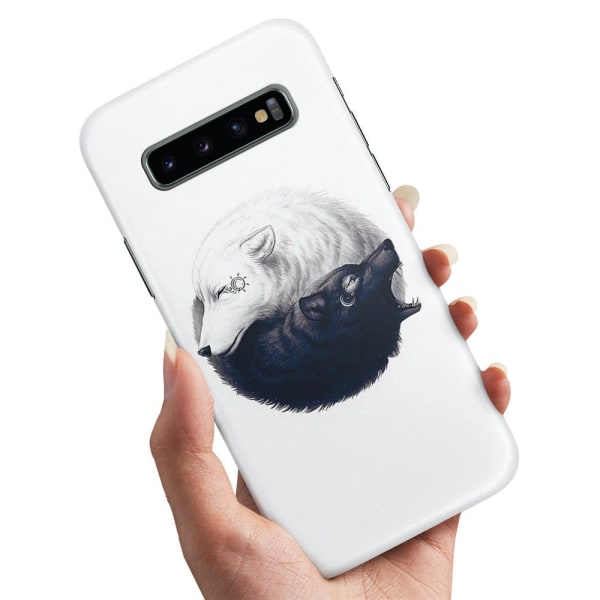 Samsung Galaxy S10 - Cover/Mobilcover Yin & Yang Ulve