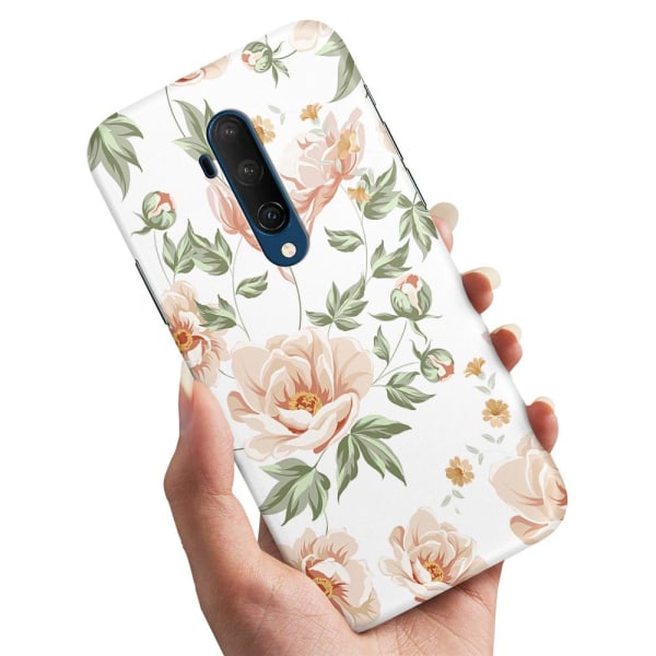 OnePlus 7T Pro - Cover/Mobilcover Blomstermønster
