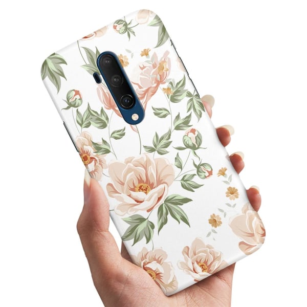 OnePlus 7T Pro - Deksel/Mobildeksel Blomstermønster