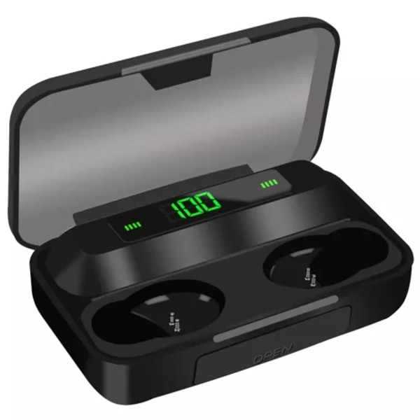 Trådlösa Hörlurar med Powerbank
