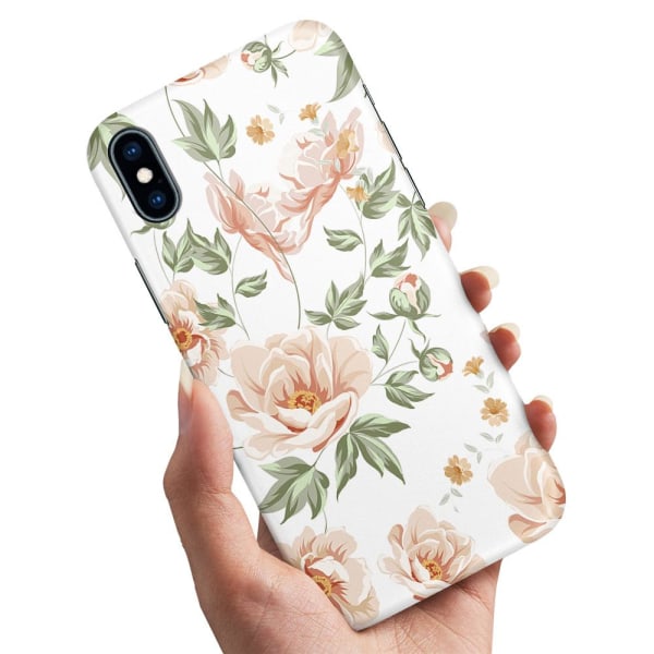 iPhone XS Max - Cover/Mobilcover Blomstermønster