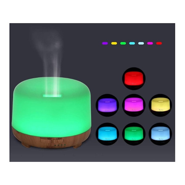 Luftfugter / Duftspreder - Aromalampe med RGB-belysning