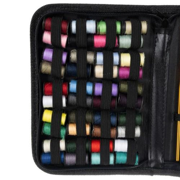 Ompelusarja, jossa Lankaa, neuloja, sakset ym. - 128-osainen Multicolor