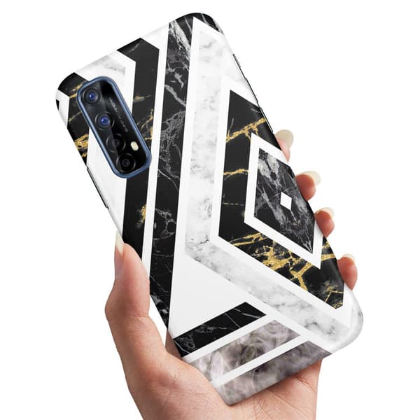 Deksel / Mobildeksel til Realme 7 - Krokete Mønster