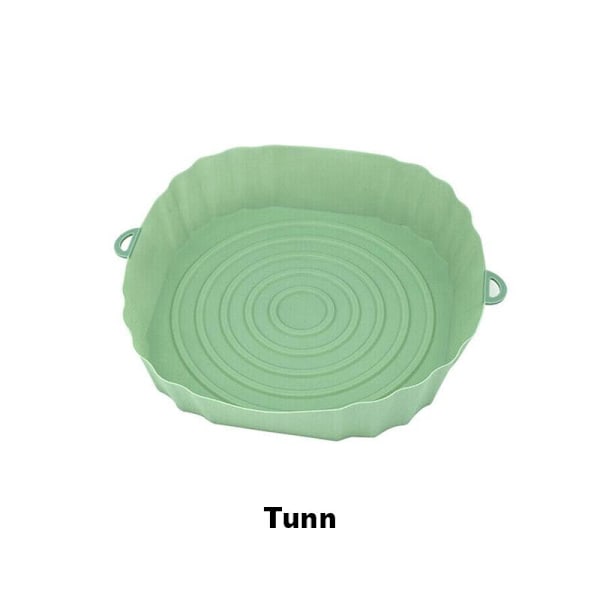 Airfryer Silikonform - Kurv for luftfrityr Turquoise Tunn (33g)