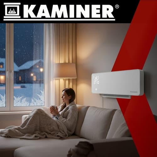 Fläktkonvektor / Vägghängt Element - 2000W White