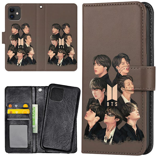 iPhone 12/12 Pro - Lommebok Deksel BTS