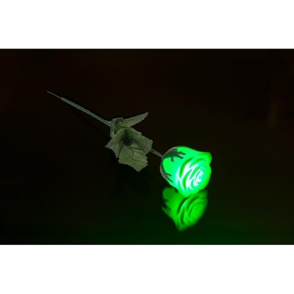 Ruusu LED-valolla – Värinvaihtava Multicolor