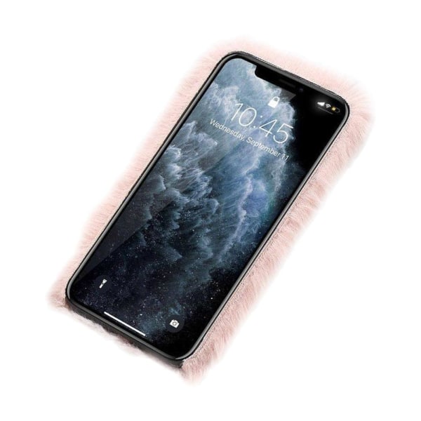 iPhone 11 Pro Max - Skal/Mobilskal - Fluffig Päls Rosa