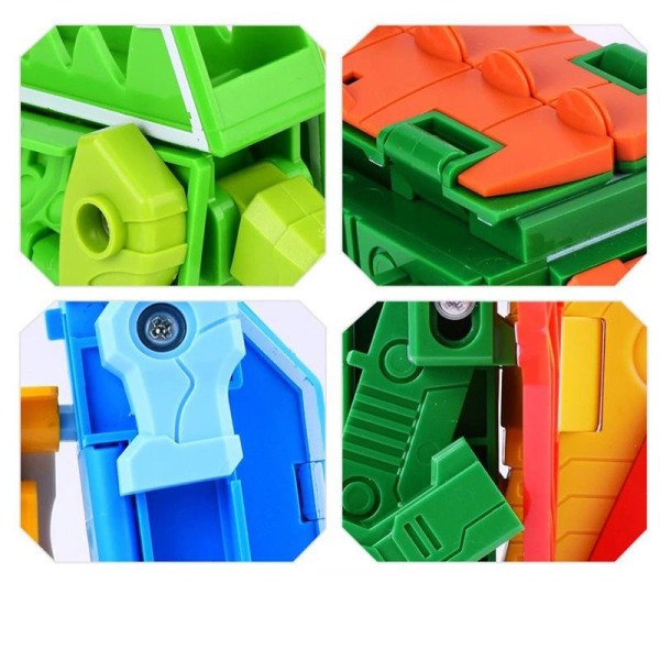 Alphabet Robot Toy - Kirjaimet muuttuvat roboteiksi Multicolor