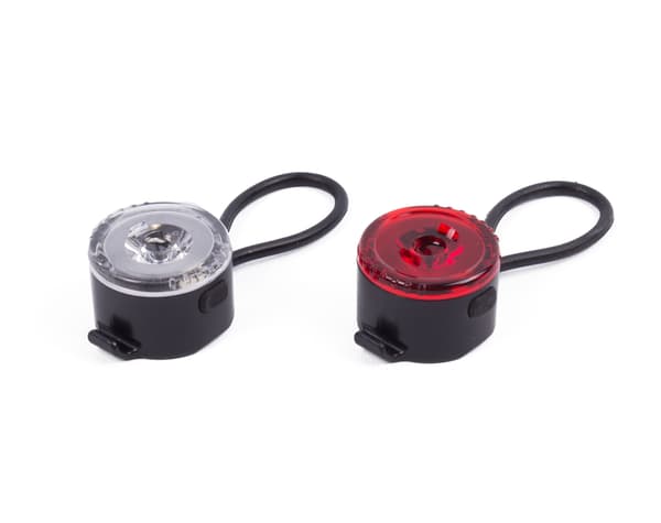 Cykellampa LED 2 st rund