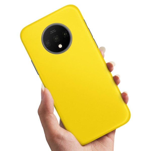 OnePlus 7T - Cover/Mobilcover Gul Yellow