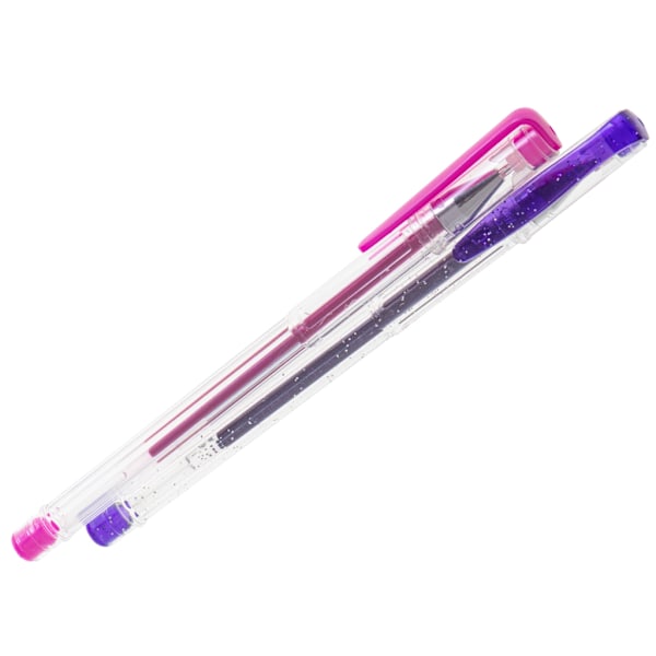Färgade Gelpennor Glitter - 25 st
