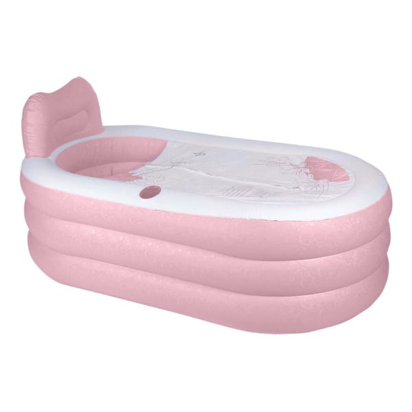 Uppblåsbart Badkar / Portabel - Rosa Rosa