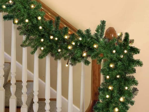Julkrans med 50 LED - 3 m ljusslinga