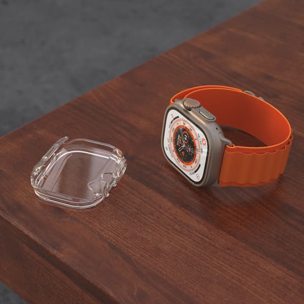 FIXED PURE Skyddsfodral och glas för Apple Watch 49 mm