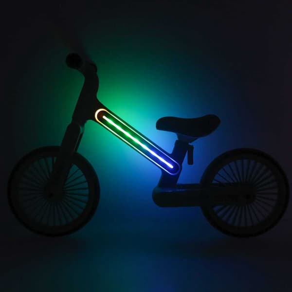 Balanscykel med LED för barn - Springcykel Black