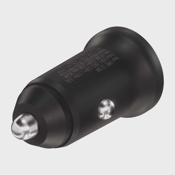 X2O 30W dubbel billaddare USB-C/A svart