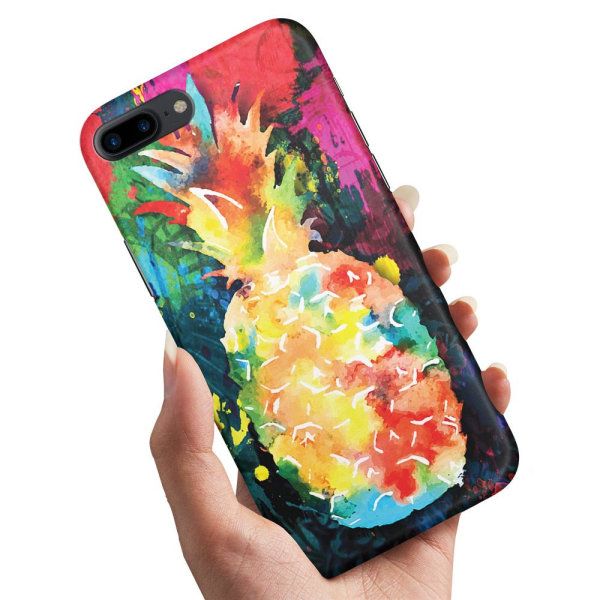 iPhone 7/8 Plus - Cover/Mobilcover Regnbue Ananas