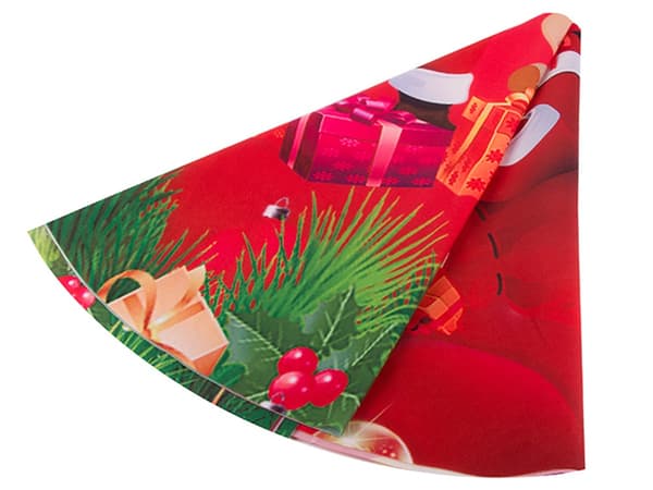 Julgransmatta - Rund tygmatta för presenter