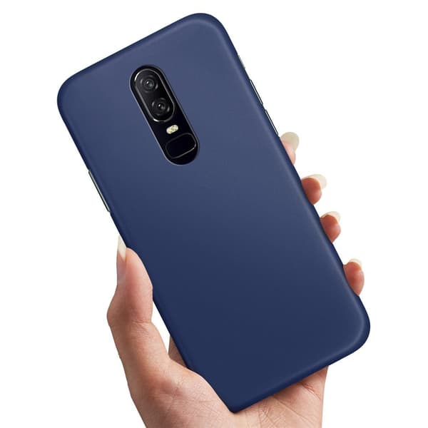 Deksel / Mobildeksel til OnePlus 7 Pro - Mørkblå Dark blue