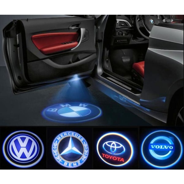 LED-projektori auton oville - Automerkit MultiColor Mercedes Benz