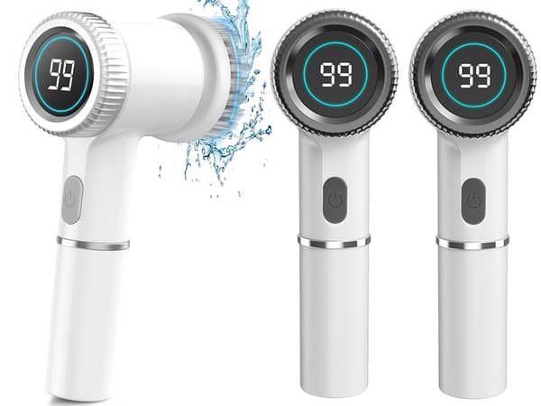 Roterande rengöringsborste elektrisk 5 i 1 White