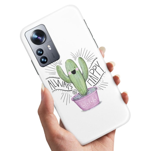 Xiaomi 12 Pro - Cover/Mobilcover Happy Cactus Multicolor
