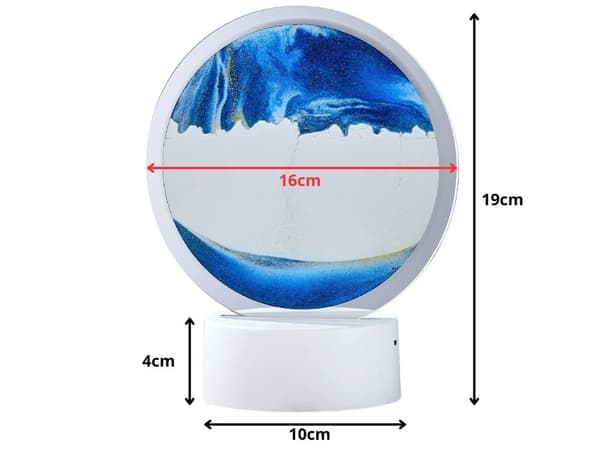 Sandlampa 3D LED RGB Blue