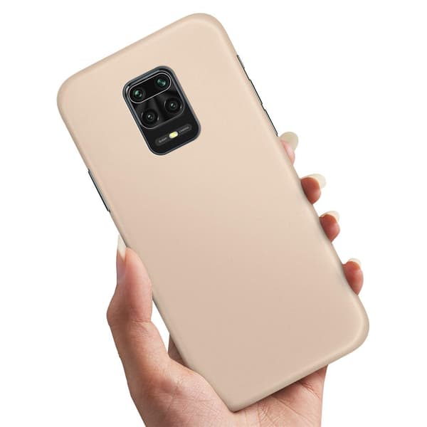 Deksel / Mobildeksel til Xiaomi Redmi Note 9 Pro - Beige Beige