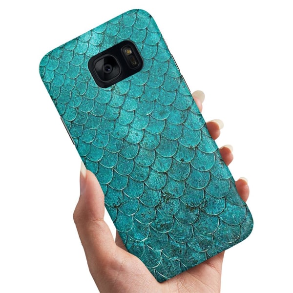 Samsung Galaxy S6 Edge - Cover/Mobilcover Kroneblanding Mønster