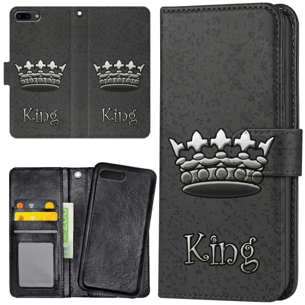 iPhone 7/8 Plus - Plånboksfodral/Skal King