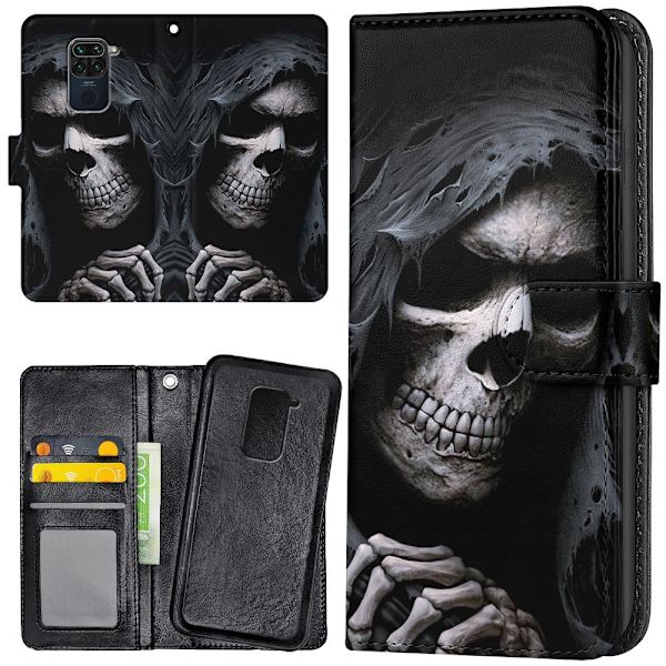 Xiaomi Redmi Note 9 - Lommebok Deksel Grim Reaper