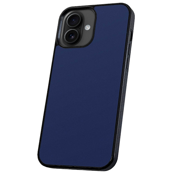 iPhone 16 - Skal/Mobilskal Mörkblå