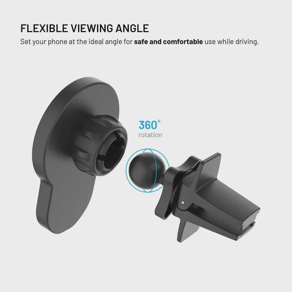 FIXED MagClick2 15W QI2 Telefonhållare för ventilationsgaller