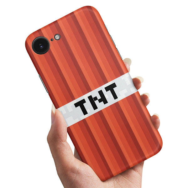 Deksel / Mobildeksel til iPhone 16e / 17e - Minecraft TNT