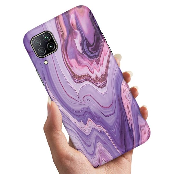 Huawei P40 Lite - Skal/Mobilskal Marmor multifärg