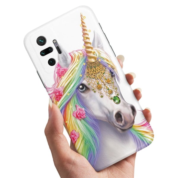 Xiaomi Redmi Note 10 Pro - Cover/Mobilcover Unicorn/Enhjørning