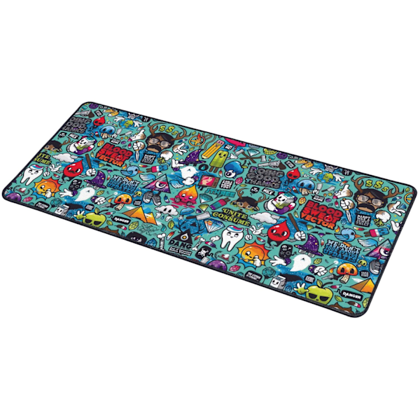 Musmåtte Mr Doodle - 90x40 cm - Gaming Multicolor