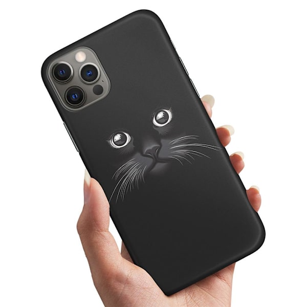 iPhone 14 - Skal/Mobilskal Svart Katt