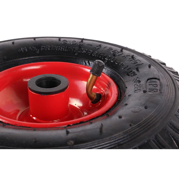 Hjul + däck litet 3.00–4" stålfälg