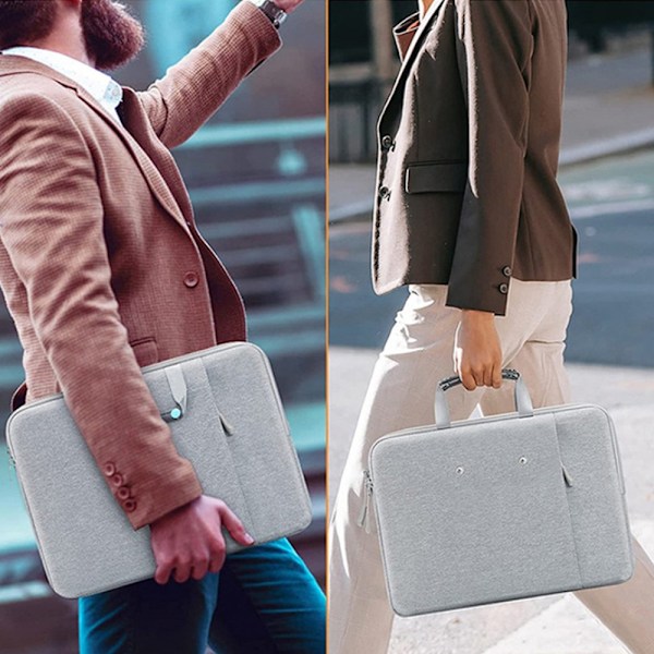 Datorfodral / Datorväska - Fodral till Laptop LightGrey 14-15.4" (Ljusgrå)