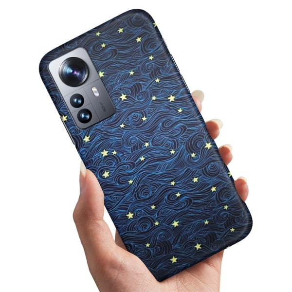 Xiaomi 12 Pro - Cover/Mobilcover Stjernemønster Multicolor